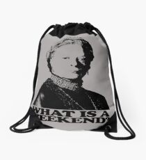 Downton Abbey What Is A Weekend Tshirt Drawstring Bag