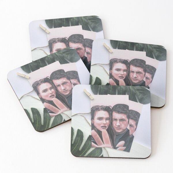 Item preview, 13 Reasons Why Clay and Hannah painting designed and sold by DesignedFandom.