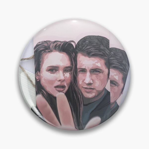 Item preview, 13 Reasons Why Clay and Hannah painting designed and sold by DesignedFandom.