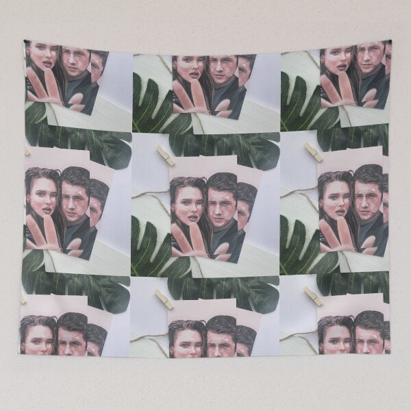 Item preview, 13 Reasons Why Clay and Hannah painting designed and sold by DesignedFandom.