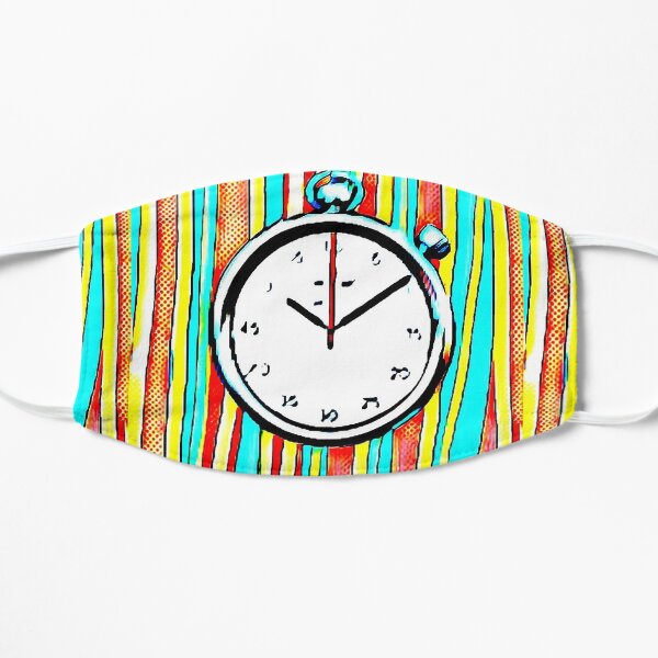 WHAT TIME IT IS Flat Mask