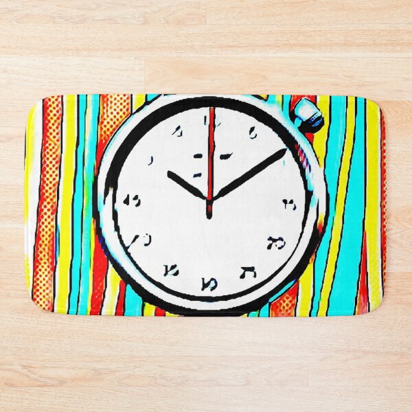 WHAT TIME IT IS Bath Mat