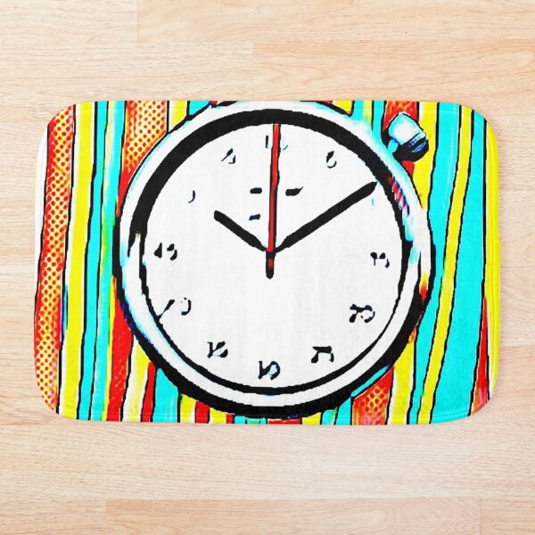 WHAT TIME IT IS Bath Mat
