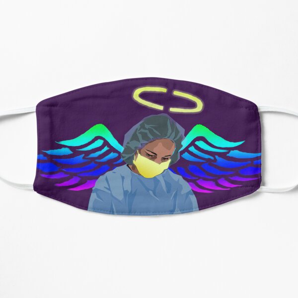 Angel on Earth Flat Mask