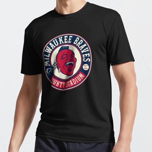 Defunct - Vintage Milwaukee Braves Active T-Shirt