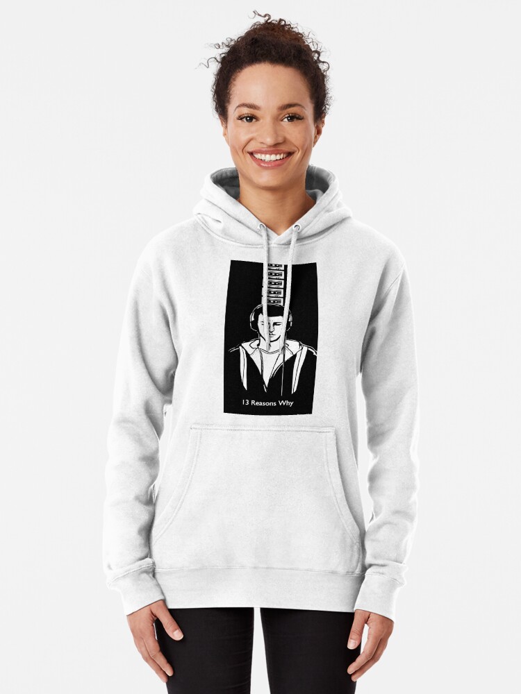 Press Play - 13 Reasons - Hoodie / Hoody - TV - Fan - Merch - Series - Clay