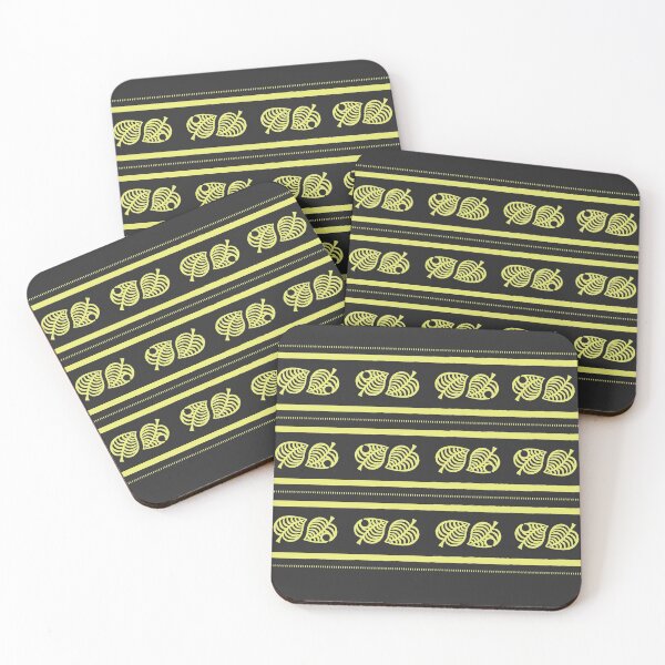 Item preview, Nook Leaf Aloha Logo - Yellow Black Hand-drawn Style designed and sold by TheMajesticGoat.