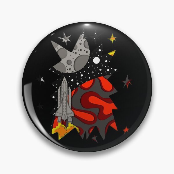 Item preview, Outer Space Cut Paper Landscape  designed and sold by thecraftace.