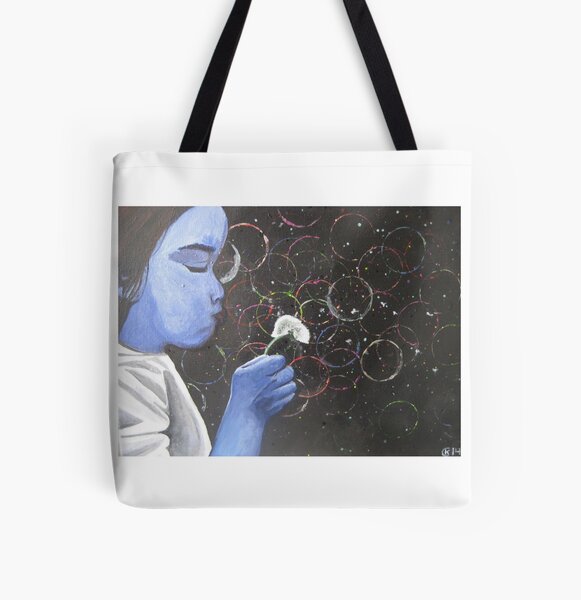 Dandelion Kisses All Over Print Tote Bag