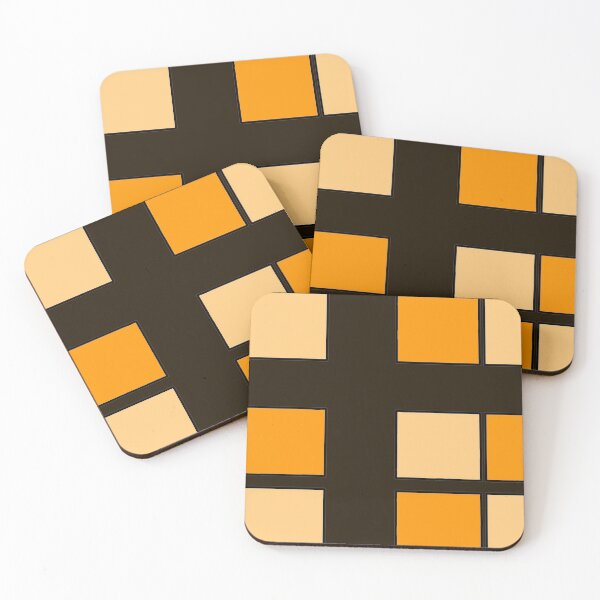 Item preview, Abstract orange square designed and sold by Abstractlara.