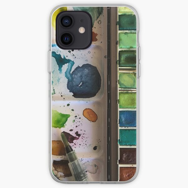 Watercolor Paint Palette iPhone Soft Case