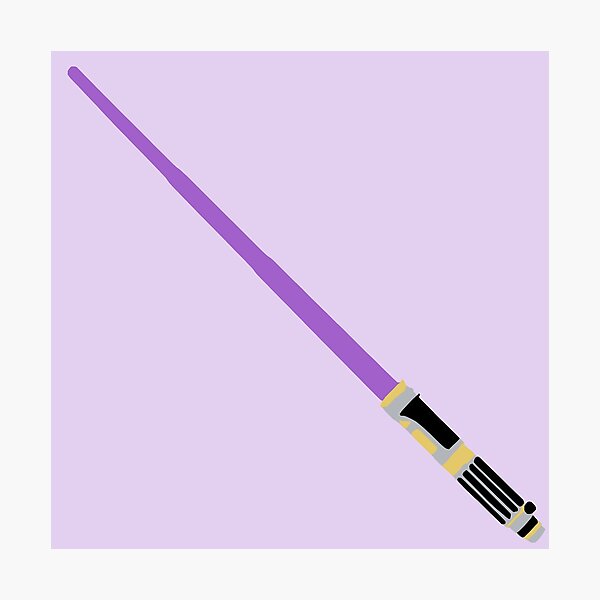 Artikelvorschau, Lila Lichtschwert entworfen und verkauft von GeekyGirlsGarb.