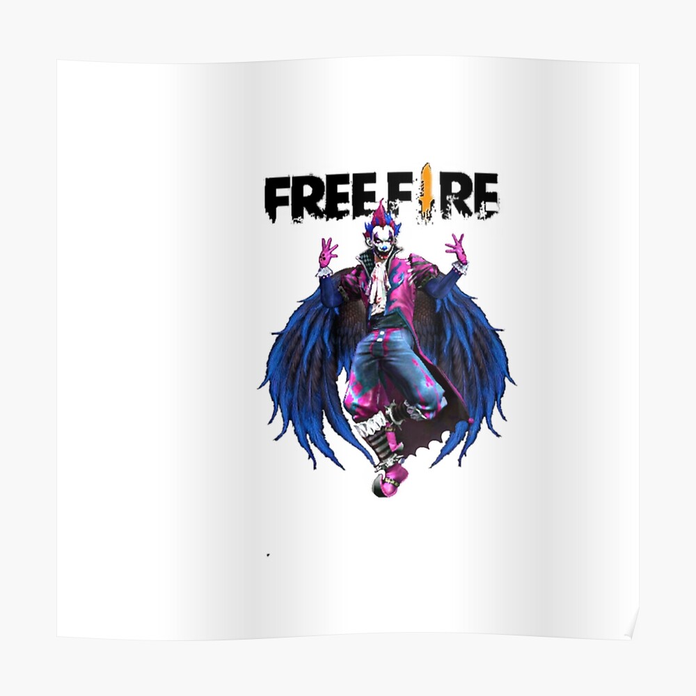 Freefire Joker Sticker By Vjosaa14 Redbubble