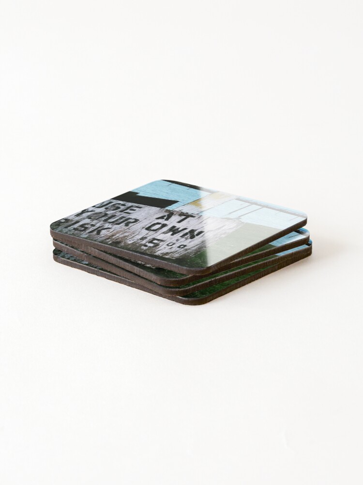 Thumbnail 4 of 5, Coasters (Set of 4), Use At Your Own Risk designed and sold by Rammkah.