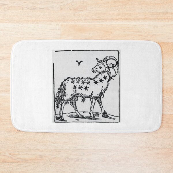 Aperçu de l'œuvre ARIES RAM - Old School Astrology créée et vendue par BurningDrivein.