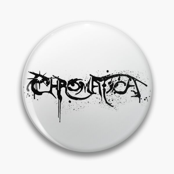 Item preview, Lady Gaga Chromatica Logo (Black Spray Paint on White) designed and sold by Fox Newton.