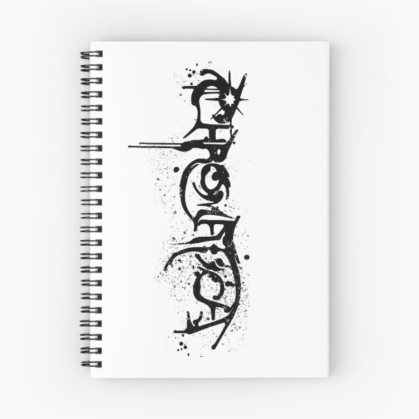 Item preview, Lady Gaga Chromatica Logo (Black Spray Paint on White) designed and sold by Fox Newton.
