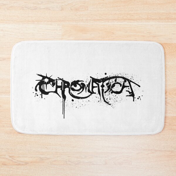 Item preview, Lady Gaga Chromatica Logo (Black Spray Paint on White) designed and sold by Fox Newton.