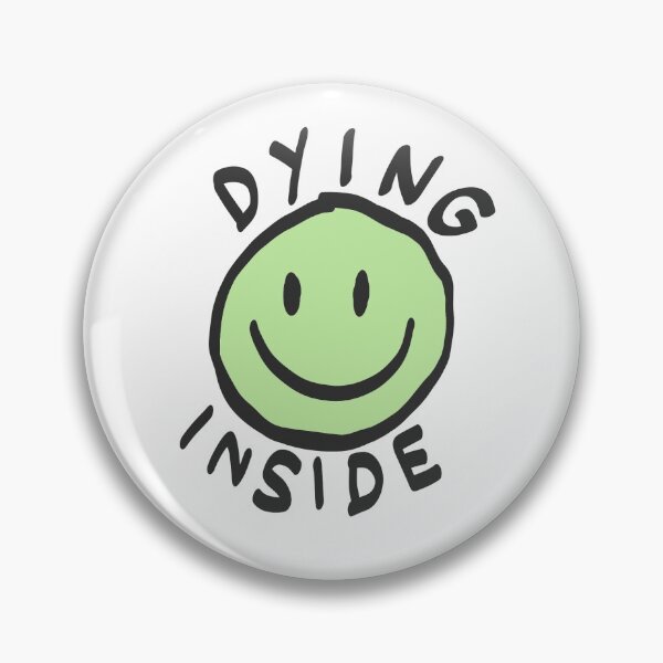 Item preview, dying smily designed and sold by stickersjess.