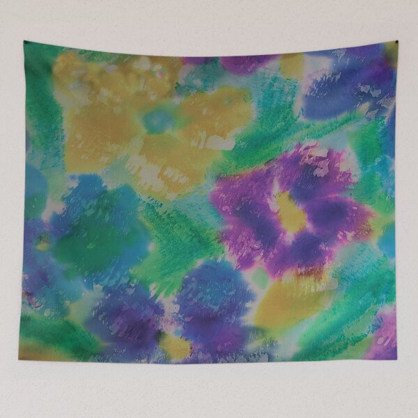 Item preview, Abstract Tie Dye Floral designed and sold by Leslie Rogers Todder.