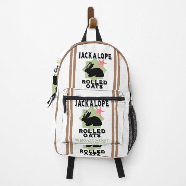 Item preview, Jackalope Oats Vintage-Style Feedsack designed and sold by LochNestFarm.
