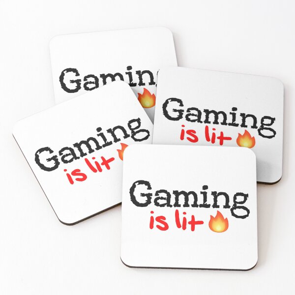 Item preview, Gaming is Lit! designed and sold by DoodleDashCollective.