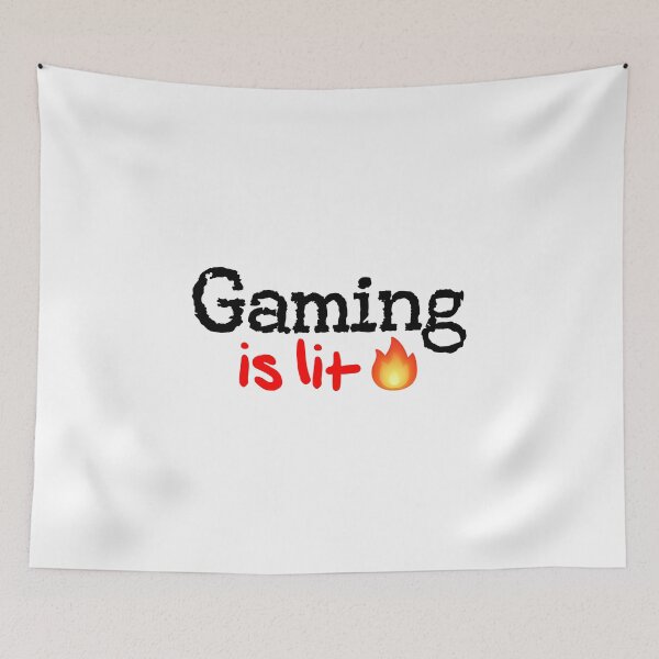 Item preview, Gaming is Lit! designed and sold by DoodleDashCollective.