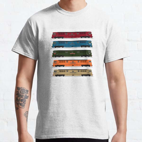 BRITISH RAIL WESTERN LOCOMOTIVES Classic T-Shirt