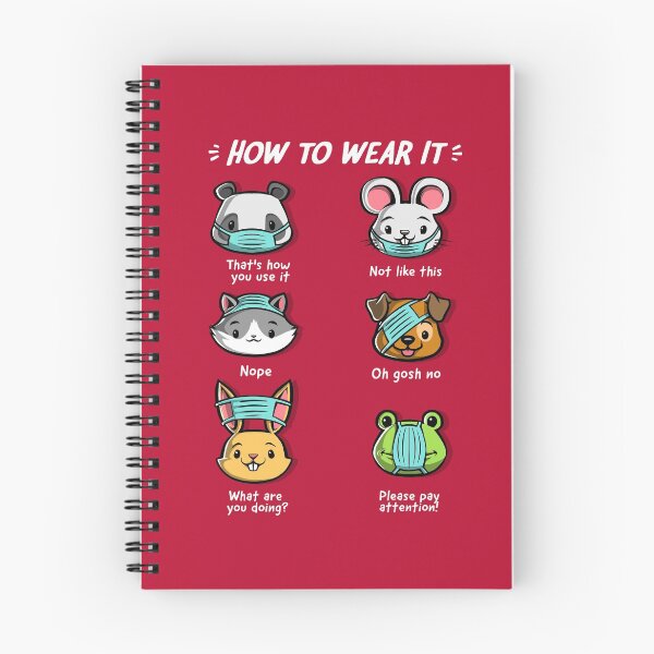 Item preview, How not to wear a face mask  animals cute funny designed and sold by Tobe Fonseca®.