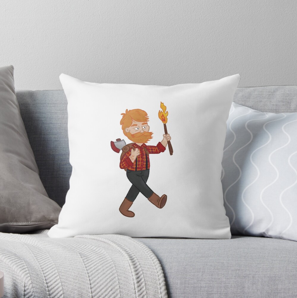 Woodie Throw Pillow