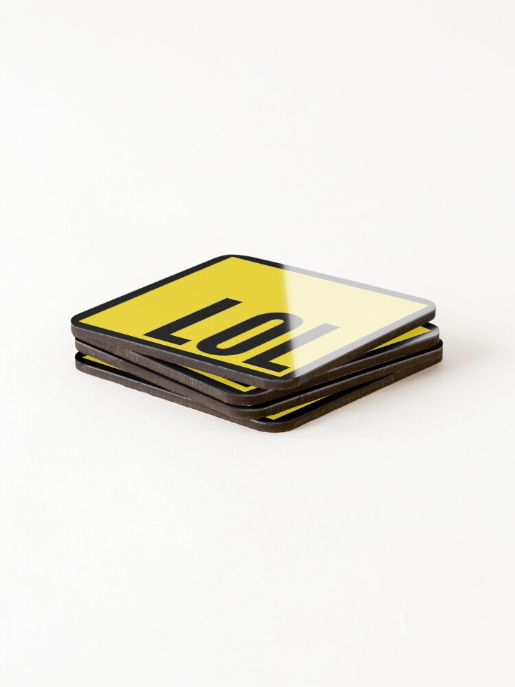Thumbnail 4 of 5, Coasters (Set of 4), LOL Design for JavaScript Coders with Self-Deprecating Humor designed and sold by geeksta.