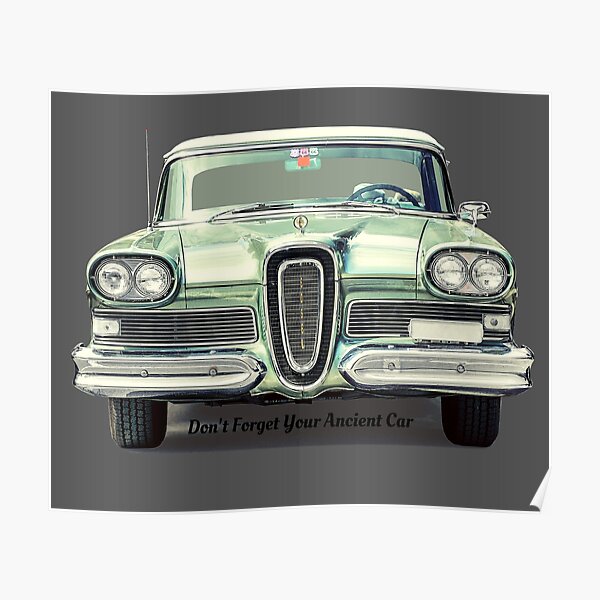 "Old car" Poster for Sale by ahg911 Redbubble
