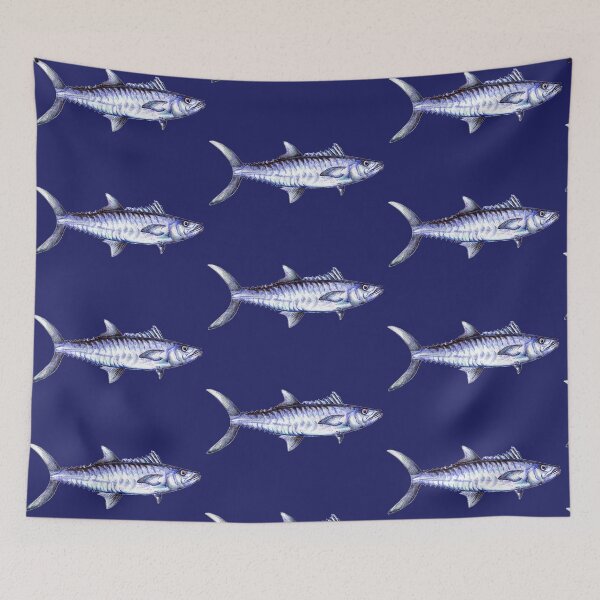 Item preview, Kingfish King Mackerel Pen and Ink Drawing designed and sold by Michelebuttons.