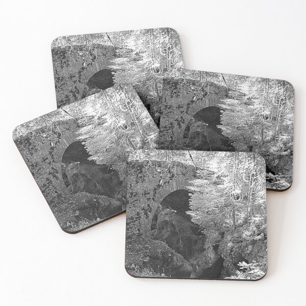 Item preview, Picturesque Stone Bridge over Rocks Forest Creek, Alps designed and sold by Anna Lemos.