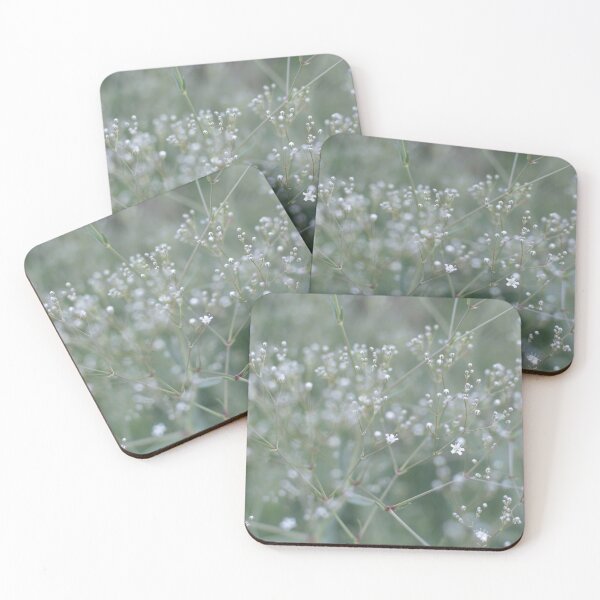 Item preview, White Baby's Breath flowers in the garden designed and sold by lena-maximova.