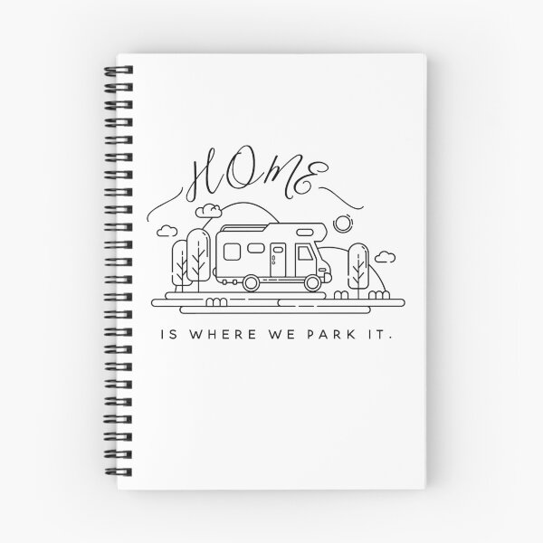 Item preview, CAMPING HOME IS WHERE WE PARK IT CAMPERVAN,shirt for adventurers. designed and sold by NourElYakine08.
