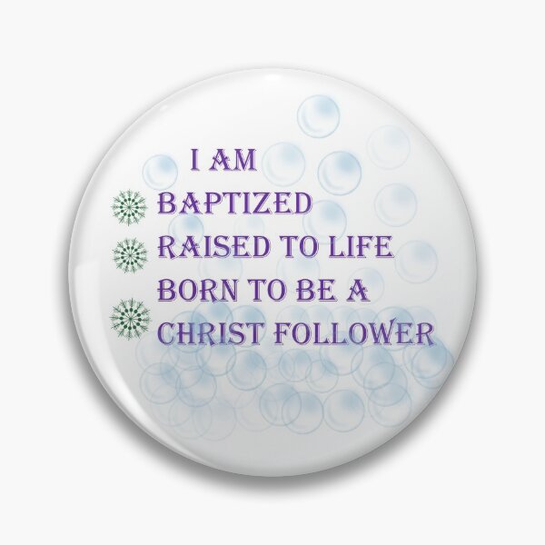 Item preview, Baptized Christian  designed and sold by CrushOnCovers.