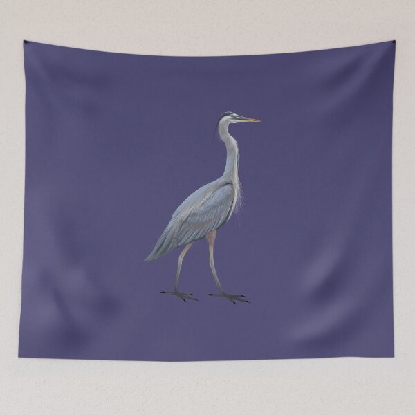 Item preview, Great Blue Heron (Ardea herodias) Digital Painting designed and sold by Inuyasha907.