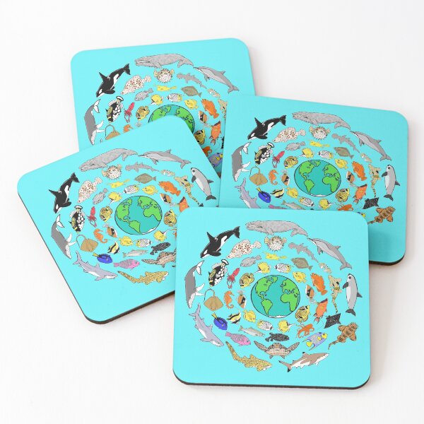 Item preview, World Oceans Day Sea Life designed and sold by sharkbait83.