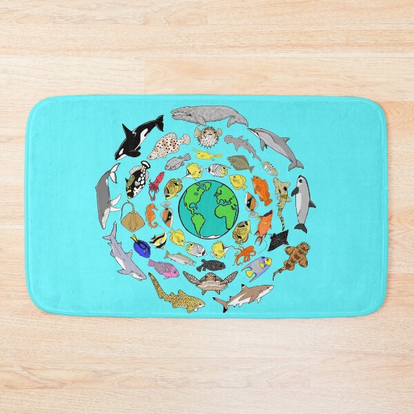 Item preview, World Oceans Day Sea Life designed and sold by sharkbait83.