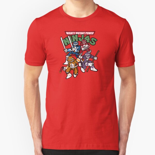 Mighty Mutant Power Ninjas! Slim Fit T-Shirt