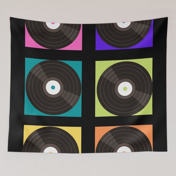 Item preview, Retro Vinyl Record Color Blocks designed and sold by BhARTi Taylor.