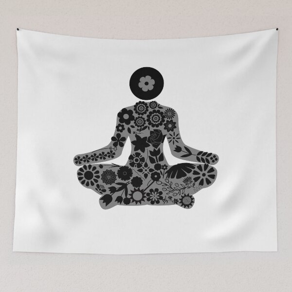 Item preview, Meditation helps  me blossom designed and sold by Aviksha.