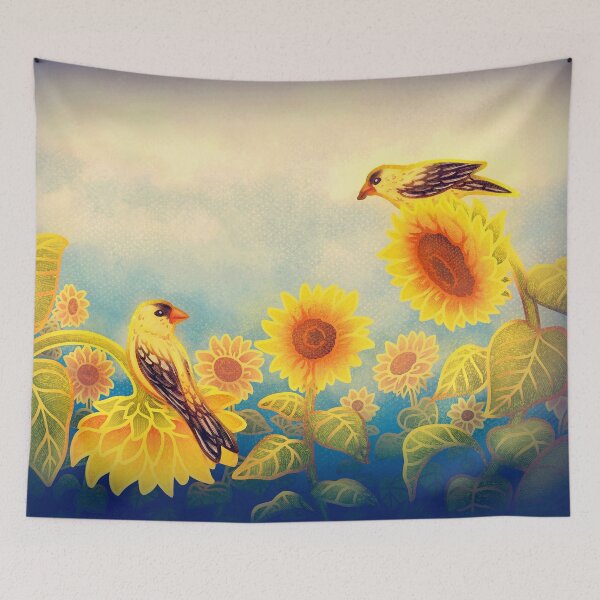 Item preview, Gold Sunflowers designed and sold by doomed-dreamer.