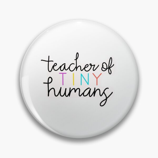 Item preview, Teacher of Tiny Humans Hand-lettered Quote for Teachers designed and sold by WildeandCo.