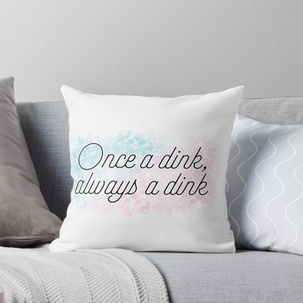 Item preview, Once a dink, always a dink - cursive designed and sold by sprigandastitch.