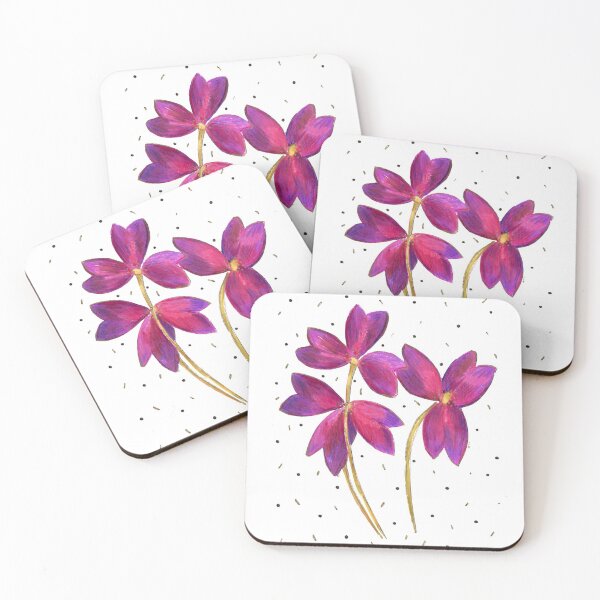 Item preview, Oxalis Purple Clover Shamrock Flower designed and sold by Michelebuttons.