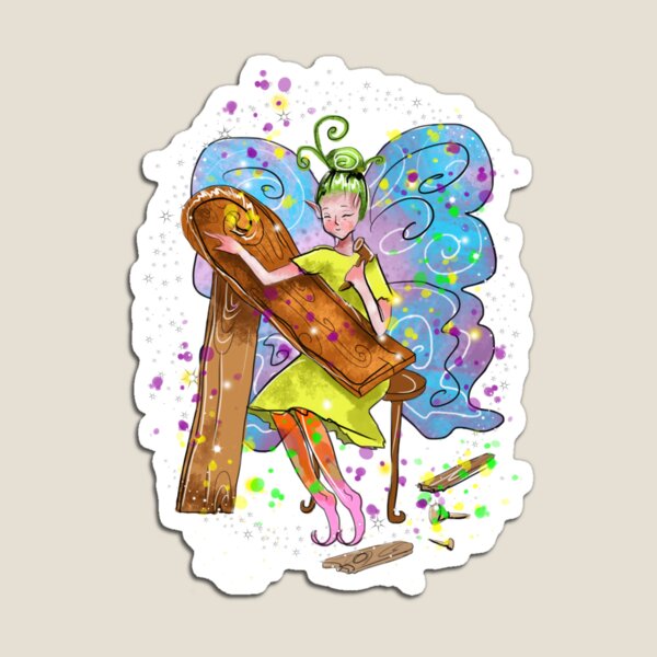 Winnifred Fenn The Handmade Doors and Windows Fairy™ Magnet