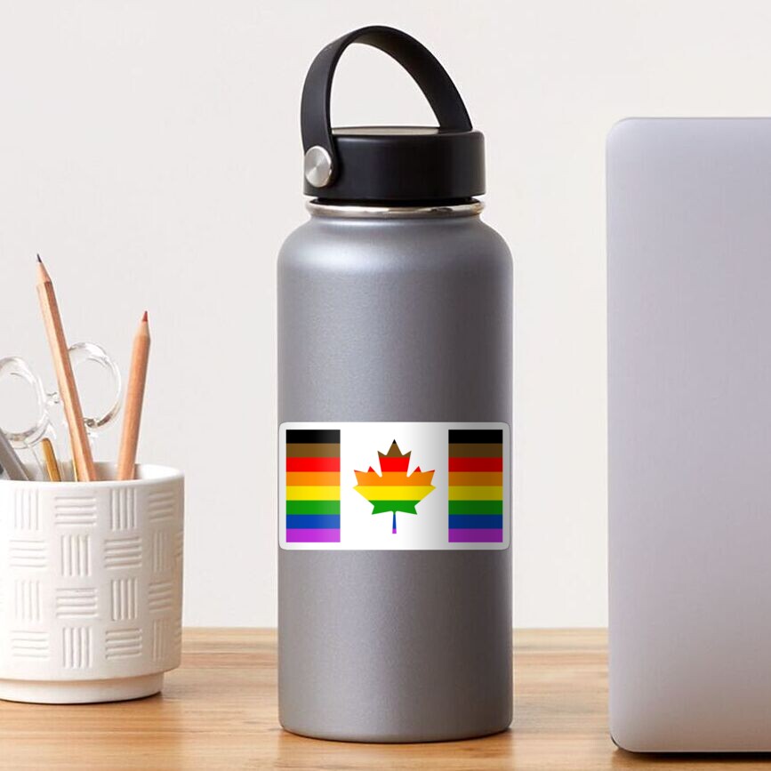 Inclusive Canada Pride Flag Sticker For Sale By Sargealex Redbubble