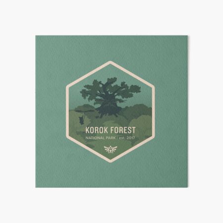 Korok Forest National Park Art Board Print